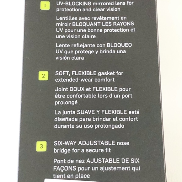 NIB Nike Chrome Mirrored Training Goggle Blue - Picture 10 of 10